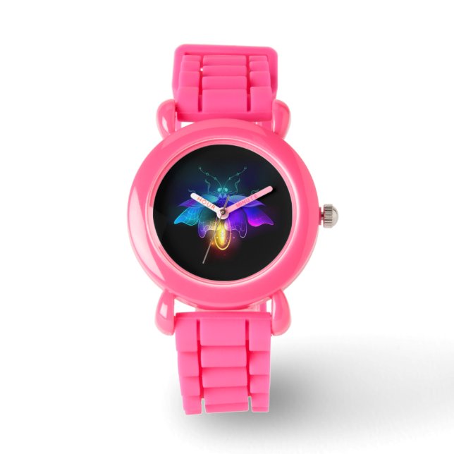 Reloj De Pulsera Neon Firefly en negro (Anverso)