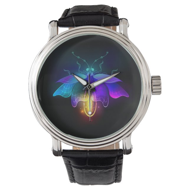 Reloj De Pulsera Neon Firefly en negro (Anverso)