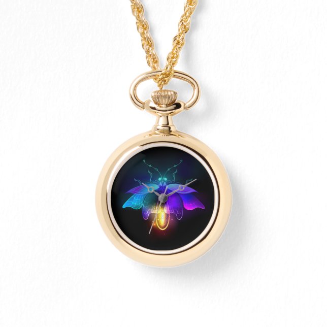 Reloj De Pulsera Neon Firefly en negro (Anverso)
