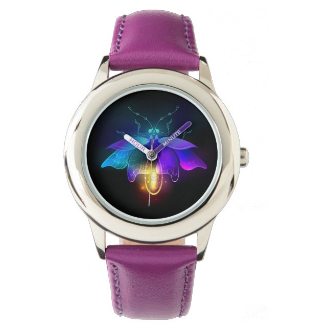 Reloj De Pulsera Neon Firefly en negro (Anverso)