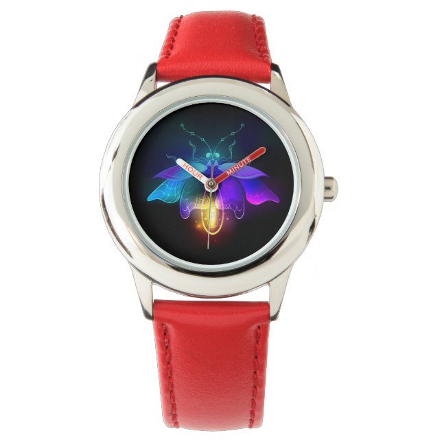 Reloj De Pulsera Neon Firefly en negro (Anverso)