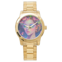 Reloj De Pulsera Neon Garden Goddess