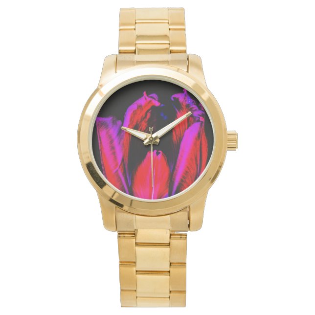 Reloj De Pulsera Neon Glow Tulip (Anverso)