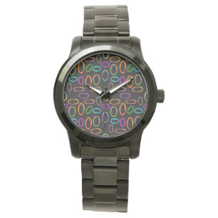 Reloj De Pulsera Neon Ovals