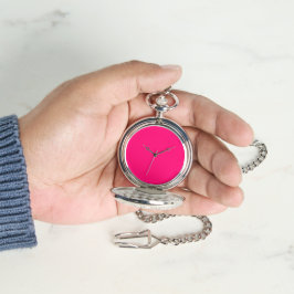 Reloj De Pulsera Neon Pink Personalizado Pocket Watch - Personaliza