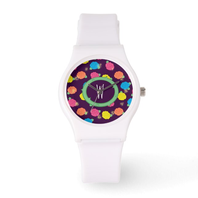 Reloj De Pulsera Neon Rosas Watch (Anverso)