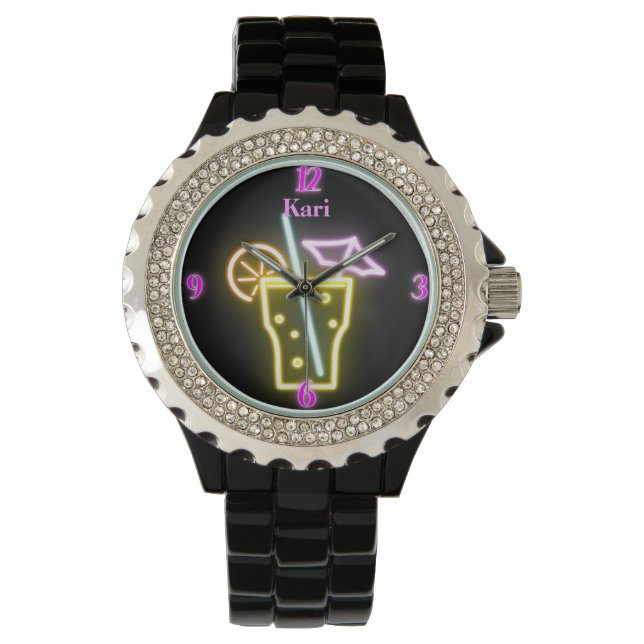 Reloj De Pulsera Neon Watch personalizado (Anverso)