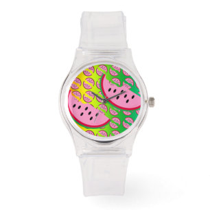 Reloj De Pulsera Neon Watermelon