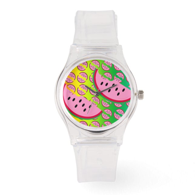 Reloj De Pulsera Neon Watermelon (Anverso)