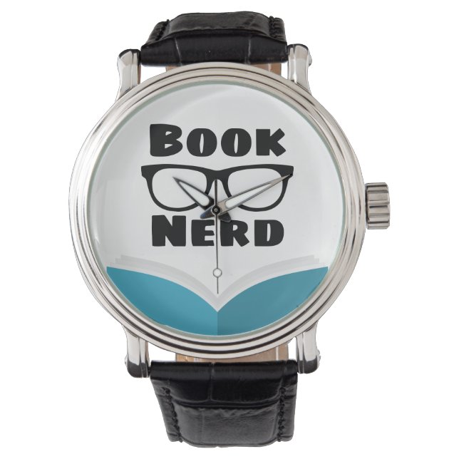 Reloj De Pulsera Nerd del libro (Anverso)