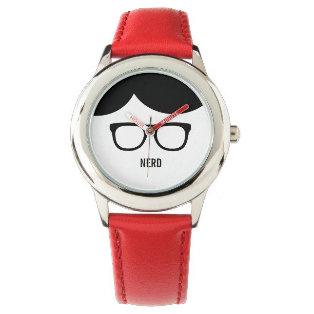 Reloj De Pulsera Nerd Funny (Anverso)