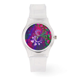 Reloj De Pulsera Nerdberries Fractal Psicodélico