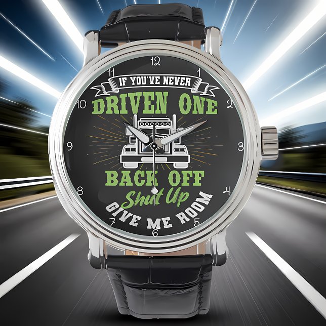 Reloj De Pulsera Never Driven One? Back Off, Give Room! (Subido por el creador)