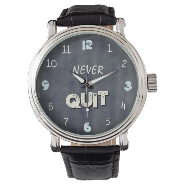Reloj De Pulsera Never Quit Industrial Gym (Anverso)