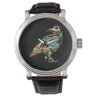 Reloj De Pulsera Nevermore Sugar Skull Raven