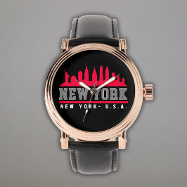 Reloj De Pulsera New York City Beautiful Skyline