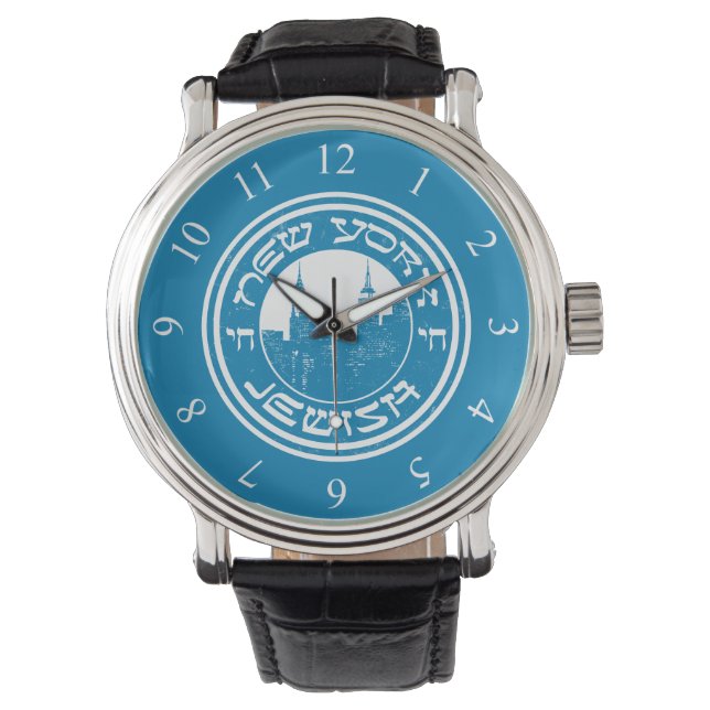 Reloj De Pulsera New York Jewish American Watch (Anverso)