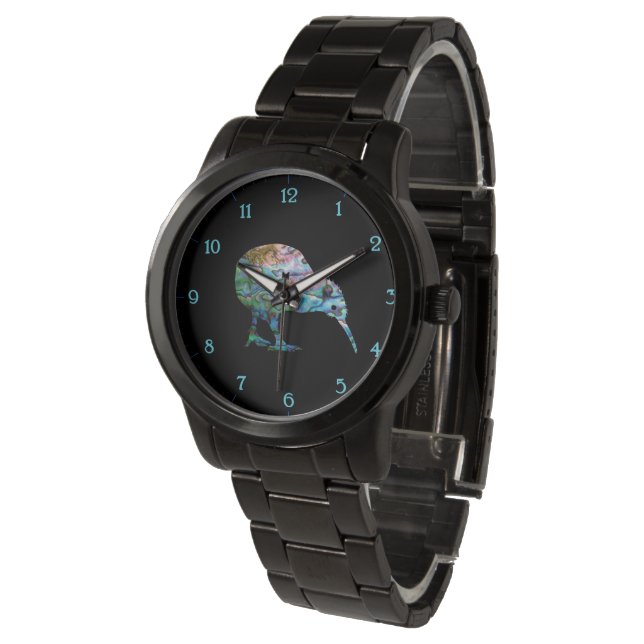 RELOJ DE PULSERA NEW ZEALAND KIWI PAUA WATCH (Angular)
