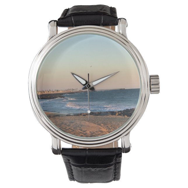 Reloj De Pulsera Newport Beach en Sunset, California (Anverso)