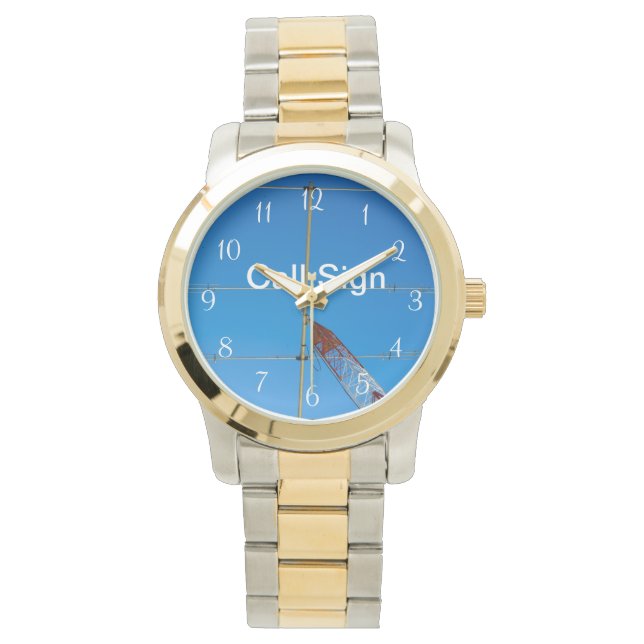 Reloj De Pulsera Nice Beam Antenna y Call Rótulo (Anverso)