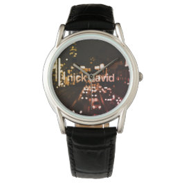 Reloj De Pulsera NiCK DAViD - Vigilancia de las luces de la ciudad