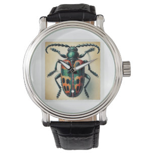 Reloj De Pulsera Nicrophorus Beetle 180724IREF230 - Watercolor
