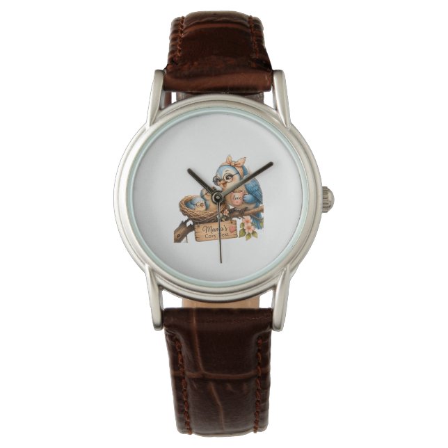 Reloj De Pulsera Nido Acogedor Familiar  (Anverso)