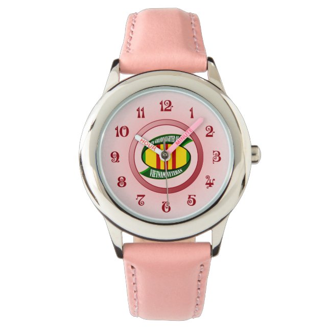 Reloj De Pulsera Nieta Orgullosa - Vietnam Vet (Anverso)