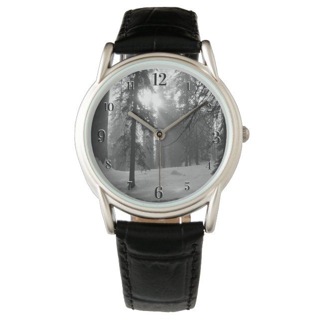 Reloj De Pulsera Nieve de invierno en el Parque Nacional del Cañón  (Anverso)