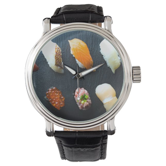 Reloj De Pulsera Nigiri Symphony – Sushi Slate Watch (Anverso)