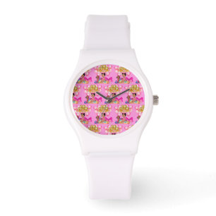Reloj De Pulsera Niña bebé de rosa