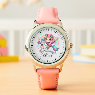 Reloj De Pulsera Niña Bonita en Unicornio