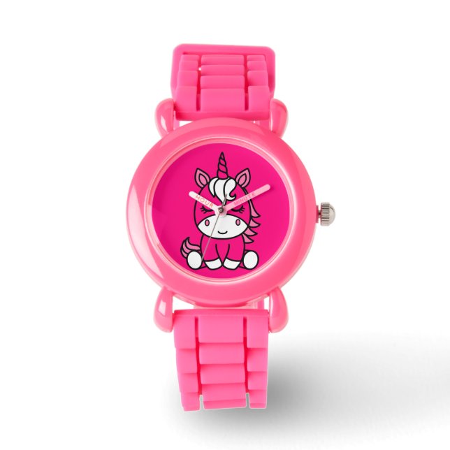 Reloj De Pulsera Niñas Unicorn Pony (Anverso)