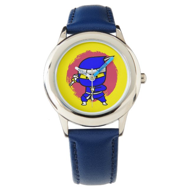 Reloj De Pulsera ¡¡¡ninja azul!!! (Anverso)