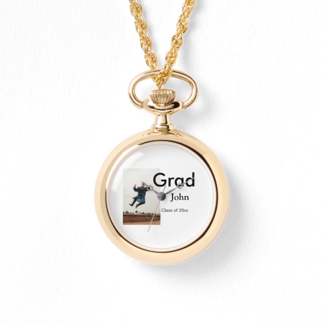 Reloj De Pulsera niño añadir nombre fecha año texto felicitaciones  (Anverso)