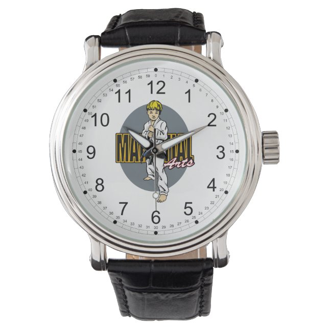 Reloj De Pulsera Niño de artes marciales (Anverso)