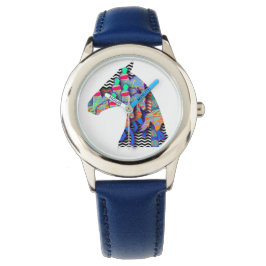 Reloj De Pulsera Niños Cabeza De Caballo Con Viajero De Pulsera