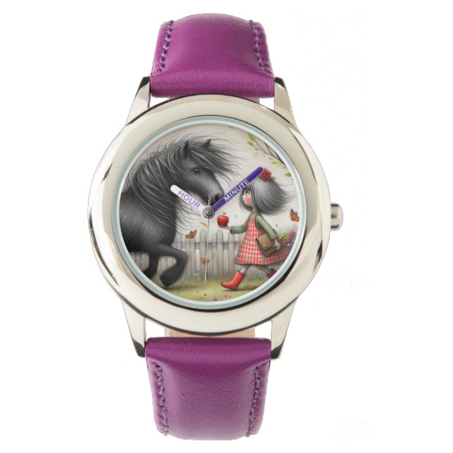 Reloj De Pulsera Niños-Chicas observan, Pony (Anverso)