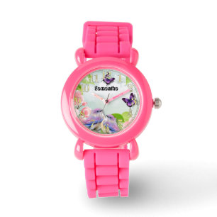 Reloj De Pulsera Niños Cute Mariposa Ave