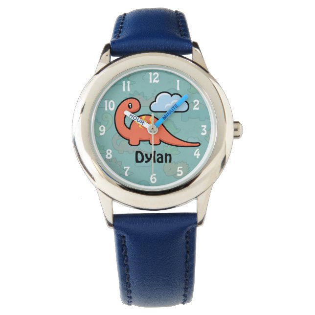Reloj De Pulsera Niños de Dinosaur Fun (Anverso)