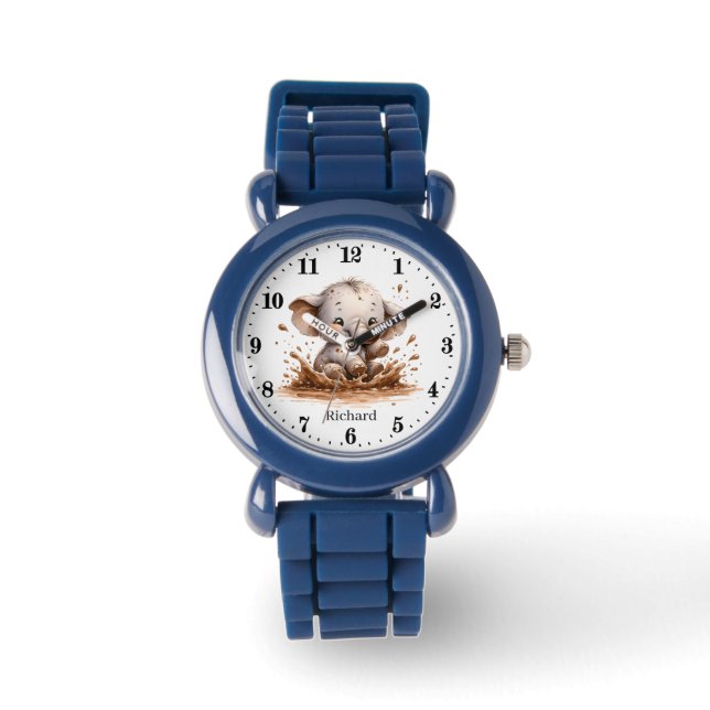 Reloj De Pulsera Niños de Guay añaden el nombre elefante (Anverso)