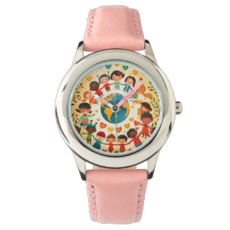 Reloj De Pulsera Niños del mundo: diversidad y paz