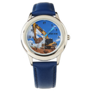 Reloj De Pulsera Niños excavadores de construcción