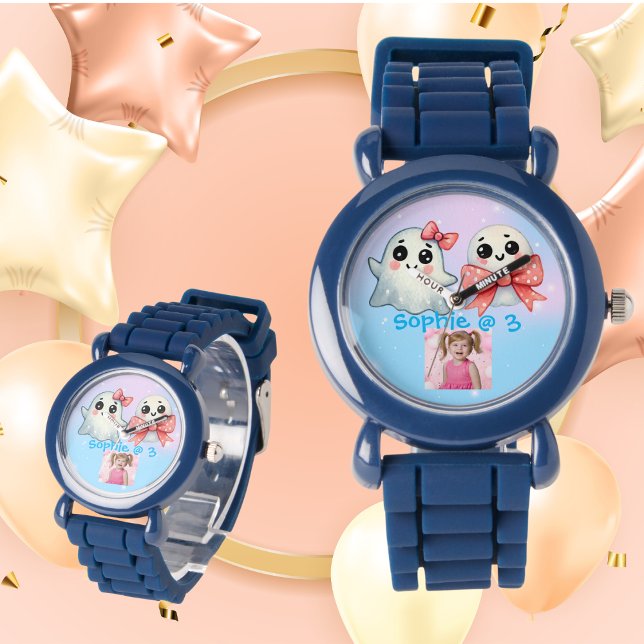 Reloj De Pulsera Niños fantasma de Pastel Cute ver regalo de cumple (Subido por el creador)