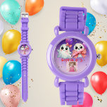 Reloj De Pulsera Niños fantasma de Pastel Cute ver regalo de cumple<br><div class="desc">Delicia tu pequeño con este Cute Pastel Ghost Kids Watch, un adorable accesorio que es tan práctico como divertido. Con un diseño caprichoso de fantasmas amistosos de colores pastel, este reloj es perfecto para añadir un toque de encanto espeluznante a cualquier conjunto. La suave banda de silicona regulable garantiza un...</div>