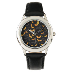 Reloj De Pulsera Niños Halloween Bats Watch