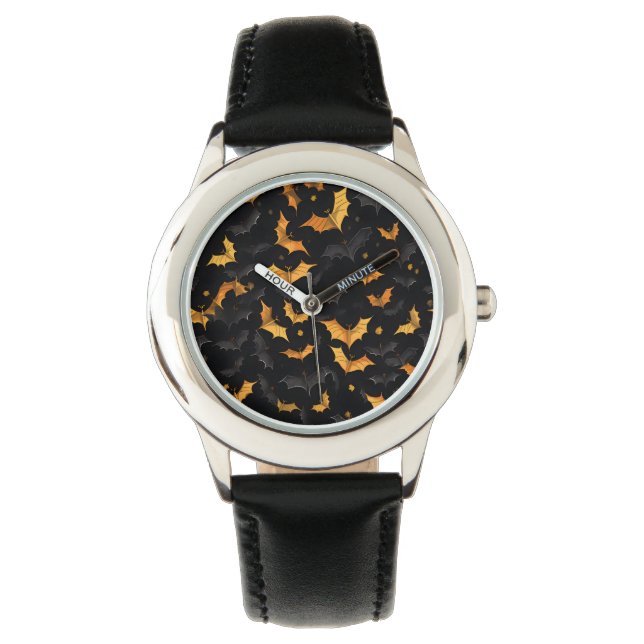 Reloj De Pulsera Niños Halloween Bats Watch (Anverso)