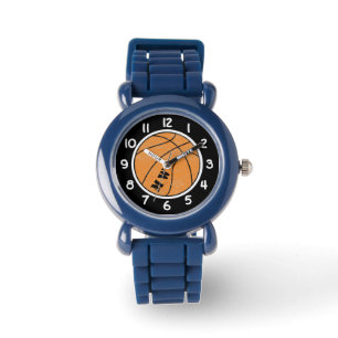 Reloj De Pulsera Niños Monograma Baloncesto Observatorio
