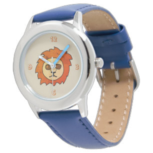 Reloj De Pulsera Niños Naranjas de leones de Guay