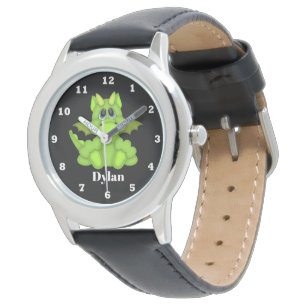 Reloj De Pulsera Niños pequeños añaden el nombre Dragon Watch
